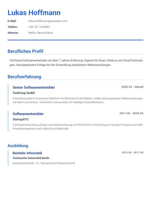 Executive Blau