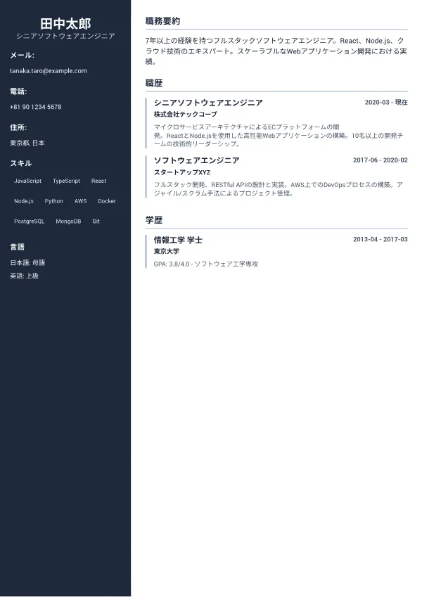 プロフェッショナル・サイドバー