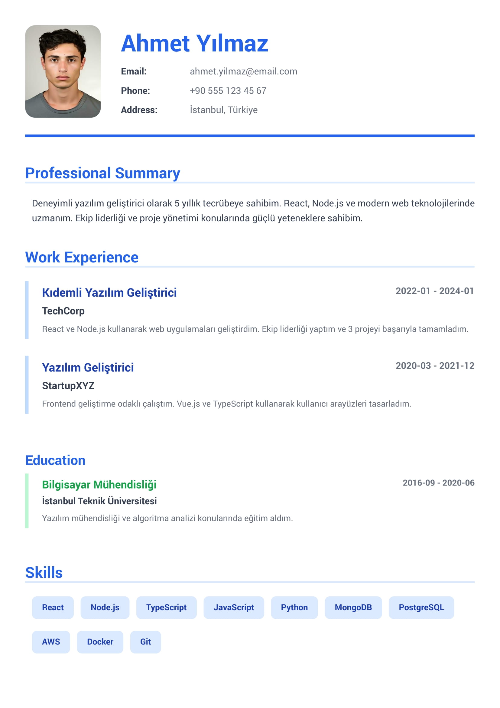 Классический Синий